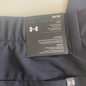Under Armour Black Tapered Pants for Men